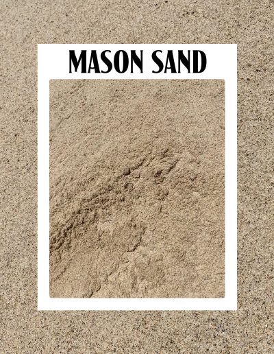 mason sand